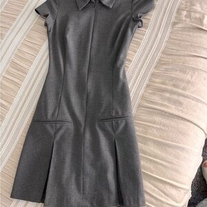 Elegant Gray Women's Dress